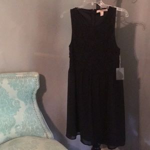 Forever21 Contemporary Black Beaded Dress WT